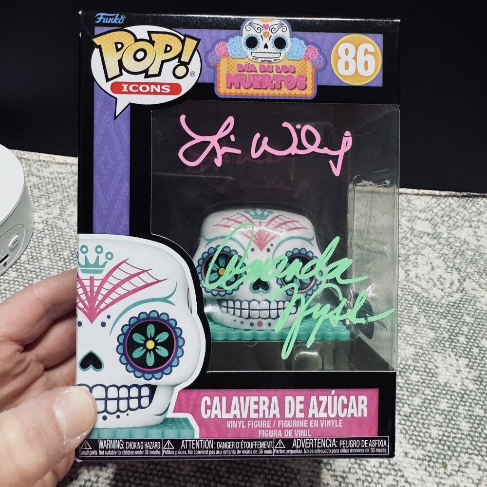 Funko Pop! Icons- Calavera De Azucar #86, Signed with COA